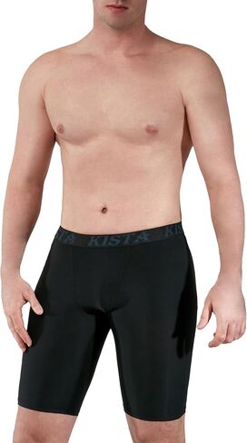 KISTA 3 Pack Men's Athletic Cool Dry Compression Shorts, Sports Performance Active Running Tights in Kuwait