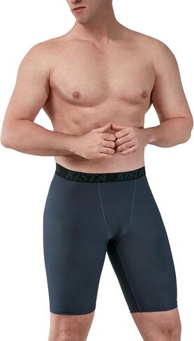 KISTA 3 Pack Men's Athletic Cool Dry Compression Shorts, Sports Performance Active Running Tights in Kuwait