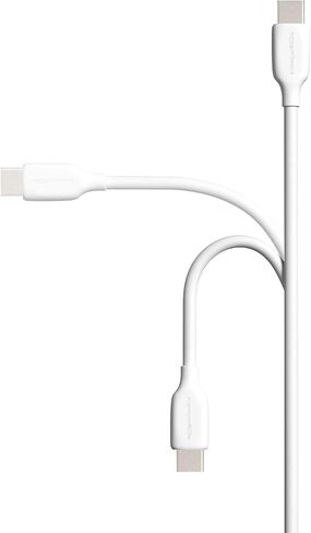 Amazon Basics USB-C to USB-A 2.0 Fast Charging Cable, 480Mbps Data Transfer Speed, USB-IF Certified, for Apple iPhone 16/15, iPad, Samsung Galaxy, Tablets, Laptops, 10 Foot, Black in Kuwait