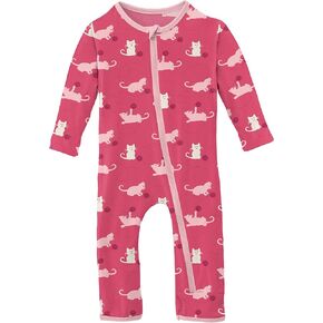 KicKee Pants Print Coverall with Zipper, Super Soft Baby Clothes, Baby and Kid One Piece Sleepwear in Kuwait
