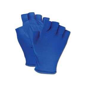 MAGID ATV101-L ATV101 Fingerless Gel Palm Padded Impact Glove, X-Large, Blue, Large (3 Pair)