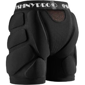 Protective Padded Shorts for Snowboarding and Skating,Tear Resistance Butt Pad Heavy Duty Protection
