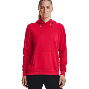 Under Armour Womens Storm Fleece Hoody Red | White 2XL