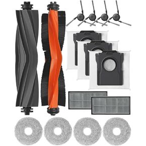 Accessories Part Kit for Dreame X40 Ultra / X40 / X40 Pro / S30 Pro Ultra Robot Vacuum, Main Brush, HEPA Filters Activated Carbon Filter, Side Brushes, Dust Bags, Wipes