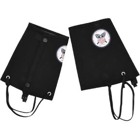 USSSA Snowshoe Neoprene Insulated and Fleece Lined Weatherproof Gaiters, Black