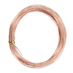 99.9% Soft Copper Wire, 18 Gauge 49FT Pure Copper Wire for DIY Crafting/Jewelry Making/Gardening Plant/Beading, Craft Wire [1mm, 15M]
