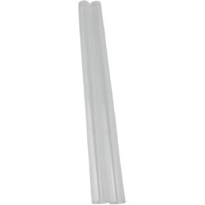 Clear Acrylic Tubes | Rigid - 1" OD x 7/8" ID x 12" Long Tubes | Pack of 2 - Extruded Acrylic Round Tube/Pipe (1/8" wall thickness) - 2 Rigid Tubes