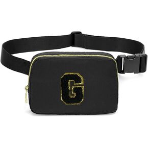 Fanny Pack Crossbody Waist Belt Bag Initial Letter for 4 5 6 7 8 9 10 Year Old Girl Birthday Gifts,Teen Girl Gifts Trendy Stuff Unique Christmas Gift