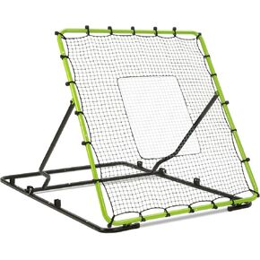 Baseball Rebounder Net Baseball Bounce Back Net Fielding Trainer for Baseball and Softball Rebound Practice with 3 Ball Return Angles 4 x 4.5 ft