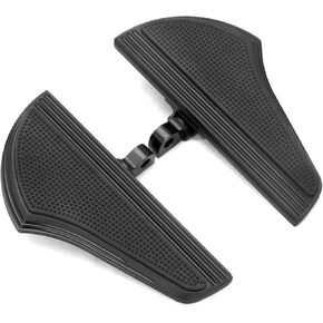 Black Defiance Rider Footboards Kit for harley Touring FLHX FLHR FLHT driver floorboards FLTR road glide foot boards softail fatboy