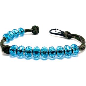 LAMIBEE Paracord Bead Ranger Counter, Durable 550 lbs Paracord String with 13 Beads, Easy Scorekeeping, Hand-Braided with Clip for Camping, Hiking, Swimming