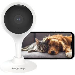2K Indoor Security Camera 2.4GHz Wi-Fi Cameras for Baby/Elder/Dog/Pet Camera with Phone app, 2-Way Audio Baby Monitor Camera, Night Vision, Camera with SD Card, K10
