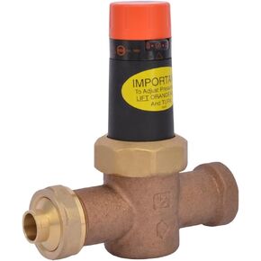 Cash Acme 1 Inch EB25 Single Sweat Union Pressure Regulating Valve (PRV), 45 PSI, 23954-0045
