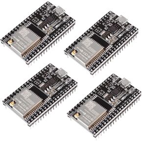 10PCS Type-C ESP32 ESP-32S Development Board 2.4GHz Dual-Mode WiFi Bluetooth Dual Cores Microcontroller Processor Integrated with ESP32s Antenna RF AMP Filter AP STA for Arduino IDE