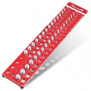 Thread Checker, 34 Nut and Bolt Thread Checker, Bolt Size and Thread Gauge, Bolt and Nut Identifier Gauge with 15 Metric and 19 Standard Sizes & 8 Drill Bit Gauge