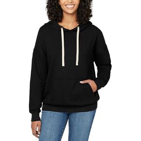 Buffalo David Bitton Women's Super Soft Hoodie Pullover (US, Alpha, XX-Large, Regular, Regular, Black)