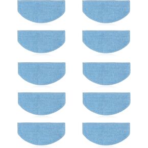 10PCS Robot Vacuum Mop Wipes with Ultra Fine Fiber,Replacement Cloth for Tikom G8000 G8000 Pro Honiture G20 G20 Pro Laresar Evol 3, Washable Mopping Cloths