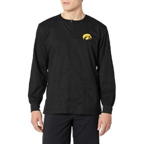 WonderWink Men's University of Iowa Snap Front Jacket