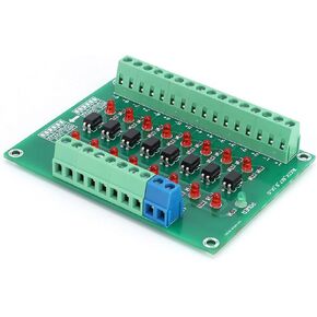 Optical Isolation Module Limit Switching Frequency 20KHZ 8 Channel Isolator Converter Optocoupler PLC Converter Board 12V to 3.3V