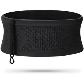 Multifunctional Knit Breathable Concealed Waist Bag - Adjustable Running Belt with Large Capacity, Running Waist Packs for Women Men Outdoor Activities