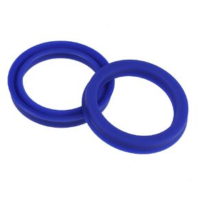 YOKIVE 2 Pcs UN Radial Shaft Seals, Industry PU Oil Seals for Hydraulic Cylinders (Blue, 20-mm ID x 26-mm OD 5-mm Width)
