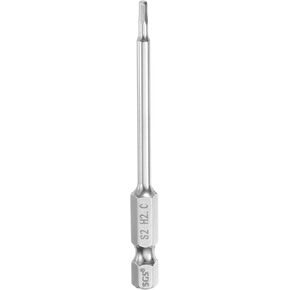 HARFINGTON 5mm Hex Head Wrench Drill Bit, 1/4" Hex Shank, 50mm Long, Magnetic S2 Steel, Industrial Grade, Hexagon Flat Tip Drill Bits for Screws