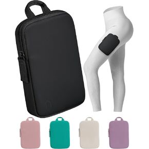 Running Phone Holder for Running Men and Women - Patented Hands-Free Thigh Running Bag for Phone, Travel and Gym Magnetic Leg Pouch Jogging Bag