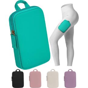 Running Phone Holder for Running Men and Women - Patented Hands-Free Thigh Running Bag for Phone, Travel and Gym Magnetic Leg Pouch Jogging Bag