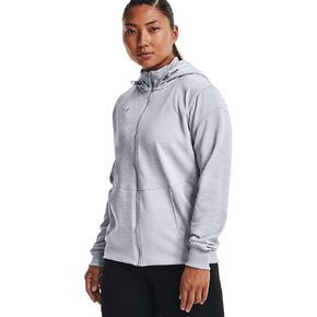 Under Armour Womens Storm Fleece Full Zip Hoody Mod Gray 2XL
