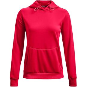 Under Armour Womens Storm Fleece Hoody Red | White LG
