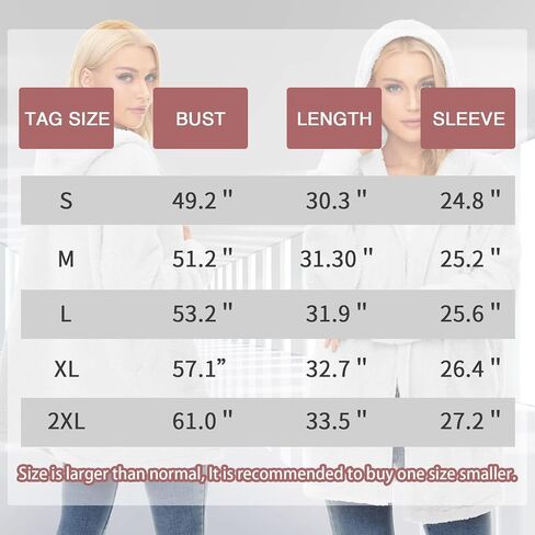 Century Star Women Fleece Cardigan Hooded Loose Fuzzy Cardigan Coat Womens Fuzzy Jacket Outwear in Kuwait