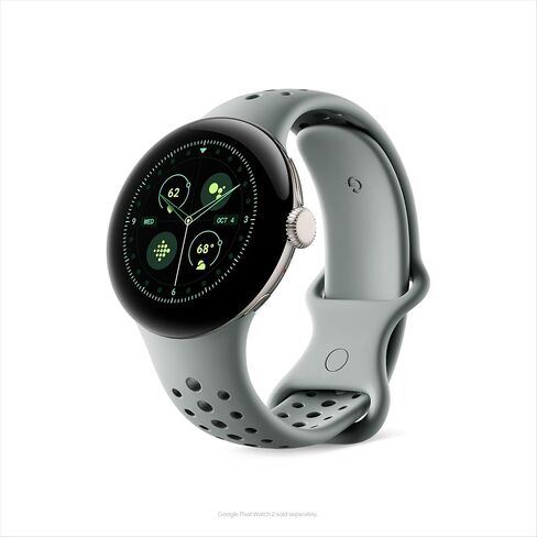 سوار Google Pixel Watch Active الرياضي - متوافق فقط مع ساعة Pixel Watch 3 مقاس 45 مم - بورسلين - كبير in Kuwait