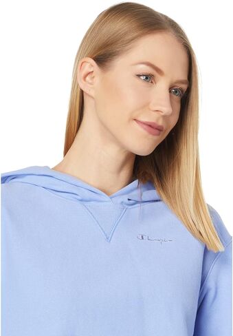 Champion Reverse Weave French Terry Crop Curve Hem Hoodie in Saudi Arabia