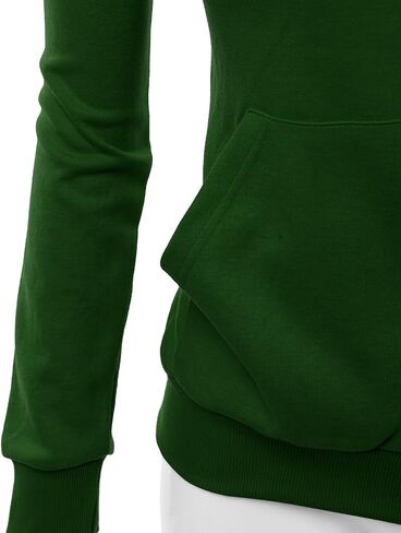 Women's Basic Long Sleeve Zip Up Hoodie in Colors in Saudi Arabia