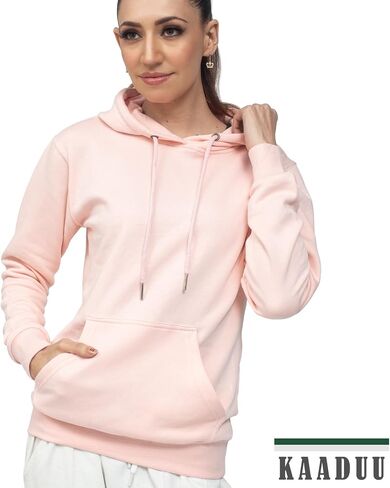 Plain Women Plain Hoodie Women's Ultimate Sweatshirt, Heavyweight Fleece Hoodie, Cotton Sweatshirt for Women in Saudi Arabia