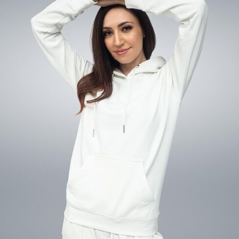 Plain Women Plain Hoodie Women's Ultimate Sweatshirt, Heavyweight Fleece Hoodie, Cotton Sweatshirt for Women in Saudi Arabia
