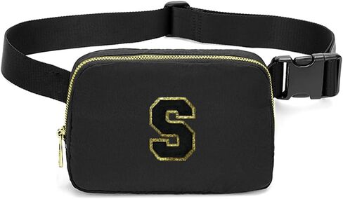 Fanny Pack Crossbody Waist Belt Bag Initial Letter for 4 5 6 7 8 9 10 Year Old Girl Birthday Gifts,Teen Girl Gifts Trendy Stuff Unique Christmas Gift in Saudi Arabia