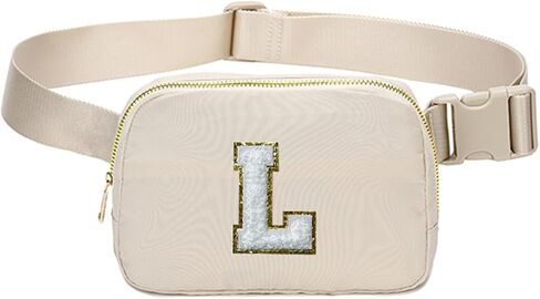 Fanny Pack Crossbody Waist Belt Bag Initial Letter for 4 5 6 7 8 9 10 Year Old Girl Birthday Gifts,Teen Girl Gifts Trendy Stuff Unique Christmas Gift in Saudi Arabia