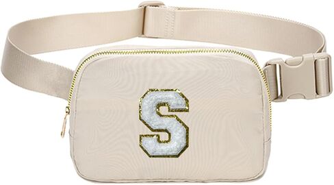 Fanny Pack Crossbody Waist Belt Bag Initial Letter for 4 5 6 7 8 9 10 Year Old Girl Birthday Gifts,Teen Girl Gifts Trendy Stuff Unique Christmas Gift in Saudi Arabia