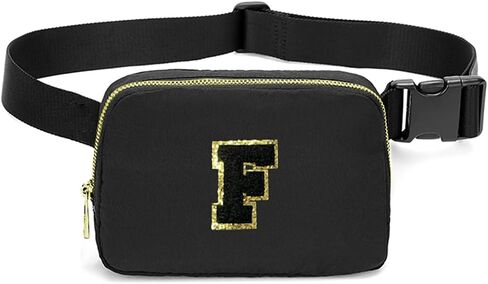 Fanny Pack Crossbody Waist Belt Bag Initial Letter for 4 5 6 7 8 9 10 Year Old Girl Birthday Gifts,Teen Girl Gifts Trendy Stuff Unique Christmas Gift in Saudi Arabia