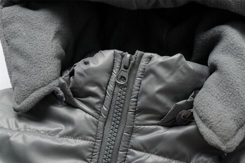Mud Kingdom Little Boys Hooded Coat Warm Winter Outerwear Full Zipper in Saudi Arabia