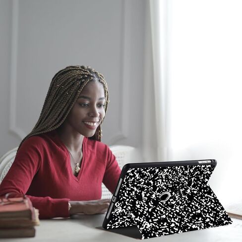 حافظة دوارة 360 درجة لجهاز iPad 10.2 بوصة الجيل 9/7/8 مع تنبيه/غفو تلقائي، عرض متعدد الزوايا، غطاء حماية ذكي بحامل بناتي لجهاز Apple iPad 9/7/8 Gen، Hummingbird in Kuwait