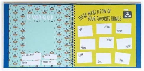 Lucy Darling Special Edition: Golden Blossom Memory Book - First Year Journal Album To Capture Precious Moments - Milestone Keepsake For Girl - Floral Themed Scrapbook Photo Book - Made In USA in Kuwait