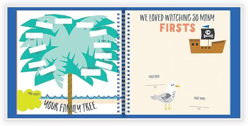 Lucy Darling Special Edition: Golden Blossom Memory Book - First Year Journal Album To Capture Precious Moments - Milestone Keepsake For Girl - Floral Themed Scrapbook Photo Book - Made In USA in Kuwait