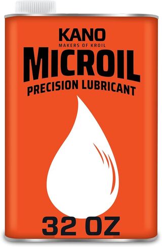 Kroil Microil Precision Lubricant (Liquid-1 Quart Can-Single) | Multipurpose Drip Oil for Long-Lasting Instrument Lubrication on Bearings, Firearms, Hinges, Chains, Small Mechanisms (MC161) in Kuwait