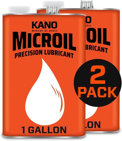 Kroil Microil Precision Lubricant (Liquid-1 Quart Can-Single) | Multipurpose Drip Oil for Long-Lasting Instrument Lubrication on Bearings, Firearms, Hinges, Chains, Small Mechanisms (MC161) in Kuwait