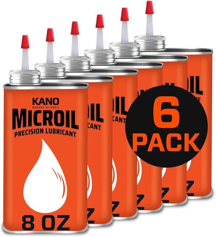 Kroil Microil Precision Lubricant (Liquid-1 Quart Can-Single) | Multipurpose Drip Oil for Long-Lasting Instrument Lubrication on Bearings, Firearms, Hinges, Chains, Small Mechanisms (MC161) in Kuwait
