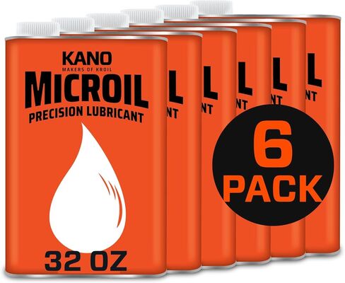 Kroil Microil Precision Lubricant (Liquid-1 Quart Can-Single) | Multipurpose Drip Oil for Long-Lasting Instrument Lubrication on Bearings, Firearms, Hinges, Chains, Small Mechanisms (MC161) in Kuwait