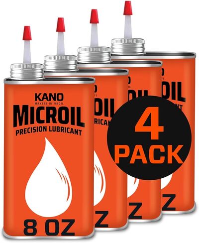 Kroil Microil Precision Lubricant (Liquid-1 Quart Can-Single) | Multipurpose Drip Oil for Long-Lasting Instrument Lubrication on Bearings, Firearms, Hinges, Chains, Small Mechanisms (MC161) in Kuwait