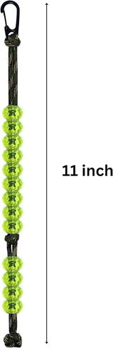LAMIBEE Paracord Bead Ranger Counter, Durable 550 lbs Paracord String with 13 Beads, Easy Scorekeeping, Hand-Braided with Clip for Camping, Hiking, Swimming in Saudi Arabia